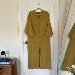 Ilana Kohn Tuck Coverall in Ochre